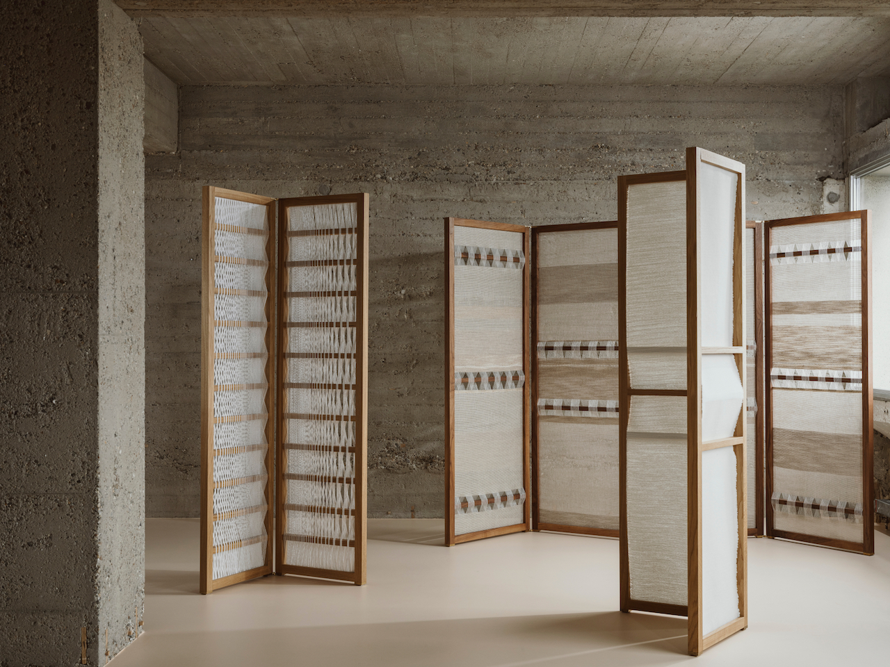 REN: A Series of Room Dividers United by Materiality