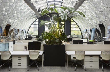 Semi-Cylindrical Steel Buildings Set the Stage for Skylab’s Office